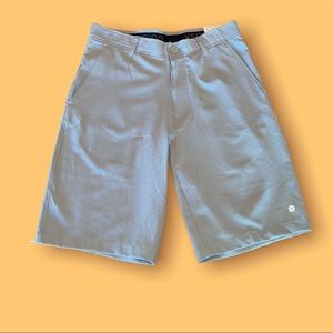 Gray Xersion knee length shorts, size Small.